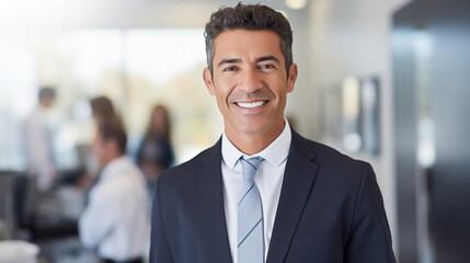 Fototapeta premium latino business character - elearning character