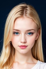 Naklejka premium beautiful woman lifestyle luxury glamor model. Beauty skin care concept.