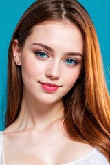 Fototapeta premium beautiful woman lifestyle luxury glamor model. Beauty skin care concept.