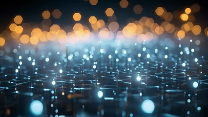 Closeup of a group of tiny dots slowly moving and assembling into a coherent mass, symbolizing the gradual buildup of energy and matter necessary for critical mass formation.