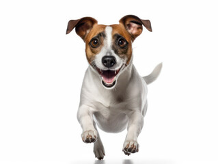 Jack Russel Dog Studio Shot Isolated on Clear Background, Generative AI