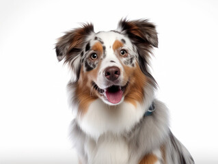 American Shepherd Dog Studio Shot Isolated on Clear Background, Generative AI