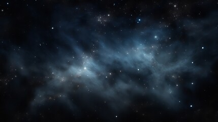 Fototapeta premium There is a large nebula that has thousands of stars visible in the background.