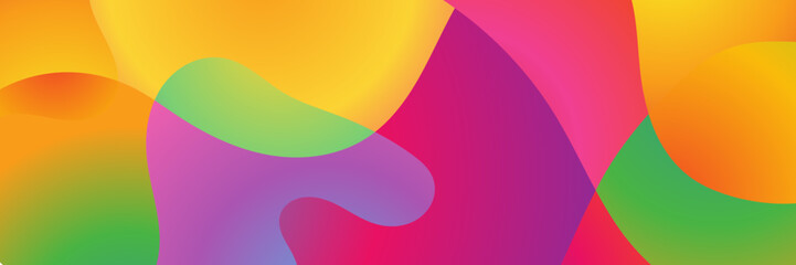 abstract colorful gradient background with wavy lines