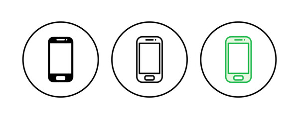 Phone icon set. Call icon vector. telephone symbol