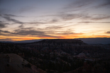 Early Morning Sunrise Over Bryce Canyon