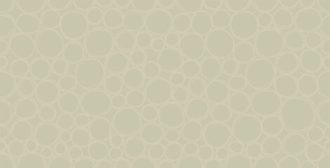 Seamless hand drawn pattern with stones and circular arcs.