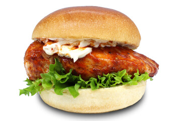CAJUN CHICKEN BURGER
