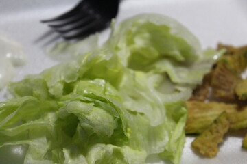 side of lettuce healthy eating