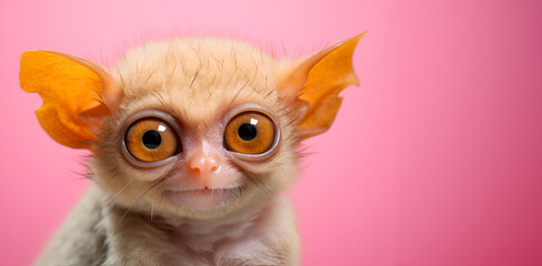 Obraz premium The sharp, contrasting hues of this image bring to life the tarsier's striking eyes and soft fur, creating a memorable wildlife encounter.