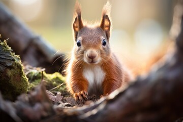 Obraz premium A Red Squirrel