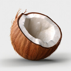 Coconut, isolated
