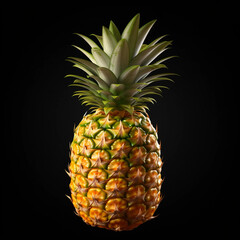 A pineapple, isolated