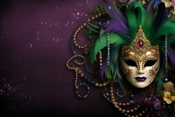 Mardi Gras Festival Mask