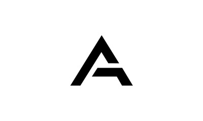 alphabet A logo vector