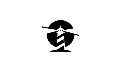 lighthouse icon vector