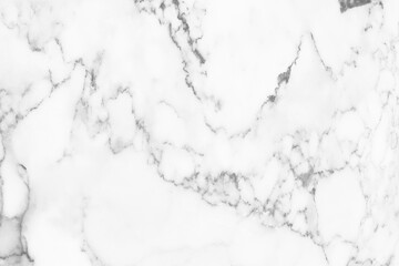 White marble texture with natural pattern for background or design art work.