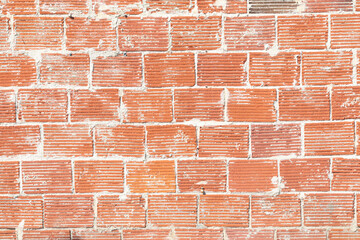 pattern of red  brick wall