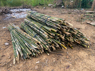 Bamboo firewood