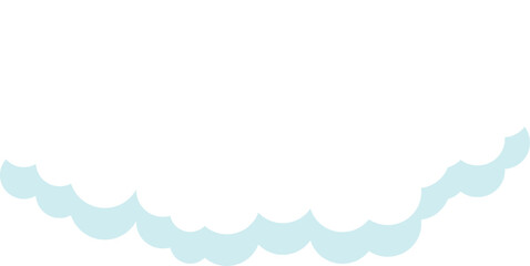 cloud flat cartoon. cloud icon symbol concept. Vector flat cartoon cloud illustration for web sites and banners design.