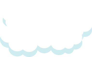 cloud flat cartoon. cloud icon symbol concept. Vector flat cartoon cloud illustration for web sites and banners design.