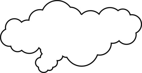 cloud flat cartoon. cloud icon symbol concept. Vector flat cartoon cloud illustration for web sites and banners design.