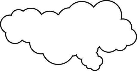 cloud flat cartoon. cloud icon symbol concept. Vector flat cartoon cloud illustration for web sites and banners design.