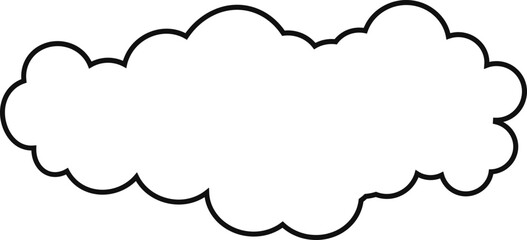 cloud flat cartoon. cloud icon symbol concept. Vector flat cartoon cloud illustration for web sites and banners design.