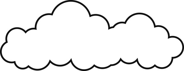 cloud flat cartoon. cloud icon symbol concept. Vector flat cartoon cloud illustration for web sites and banners design.