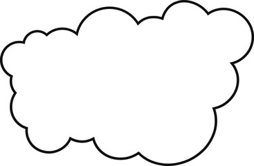 Fototapeta na wymiar cloud flat cartoon. cloud icon symbol concept. Vector flat cartoon cloud illustration for web sites and banners design.