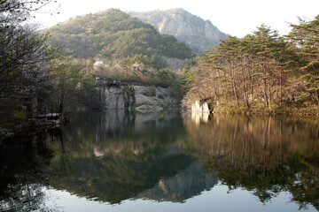 Obraz premium reflections in the lake