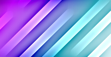 Obraz premium Dynamic Bright Colorful Lines, Shadow Style Stripes Geometric Vector Illustration For Wallpaper, Banner, Background, Card, Book Illustration, landing page