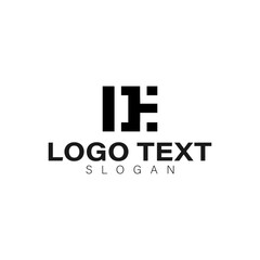 vector design elements for your company logo, letter de logo. modern logo design, business corporate template. de monogram logo.
