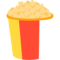 Popcorn Illustration