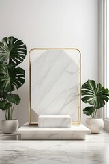 3d tiles podium background 
