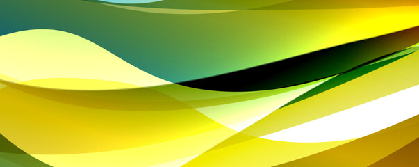 Simple fluid color gradient abstract background with dynamic wave line effect. Vector Illustration For Wallpaper, Banner, Background, Card, Book Illustration, landing page