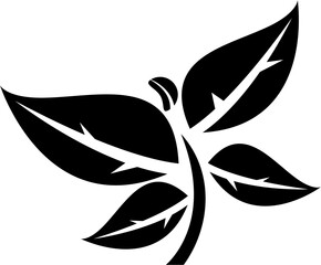 Leaf logo and icon