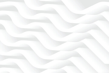 Obraz premium Abstract white gray satin texture background fluid flow with smooth line futuristic graphic design Banner Pattern elegant Geometric Textured intricate 3D wall Light wave vector EPS10
