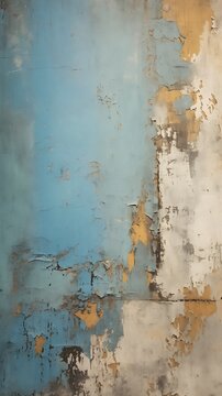 wall peeling paint blue sky transmittal princess private collection light grey golden young studio oil cracked mud fabian