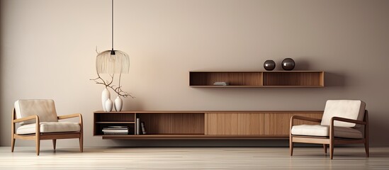 Modern house's living room furniture, horizontal