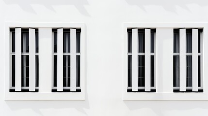 White Windowsill Minimalist Exterior Design Photography