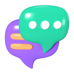 Comment 3D Illustration Icon