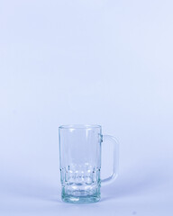 Empty glass isolated background for your project