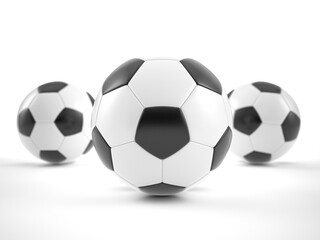 Obraz premium Soccer balls