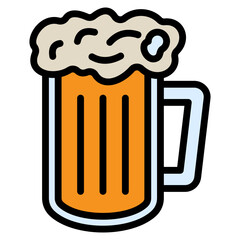 Beer Mug Icon Element For Design
