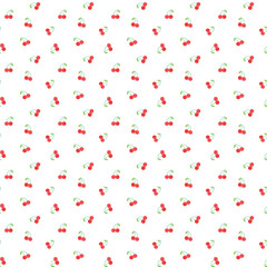 cherry pattern background for design. Colorful background.
