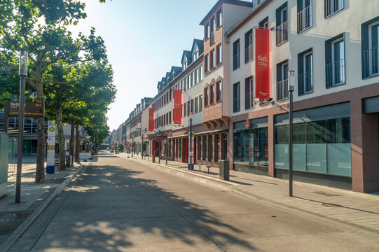 Hanau, Germany - June 25, 2023: View on marktplatz in Hanau.