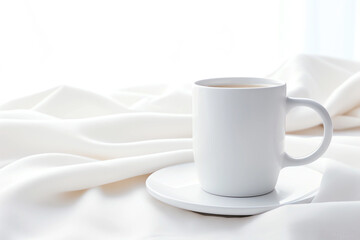 Fototapeta na wymiar Coffee Mug Mock Up , White Coffee Mug Mock-ups,Coffee Cup Mockup