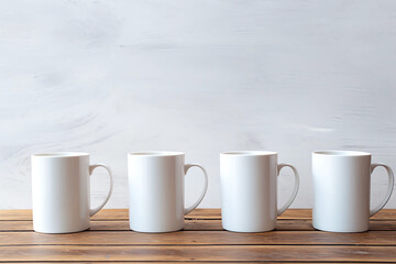 Obraz na płótnie Canvas Coffee Mug Mock Up , White Coffee Mug Mock-ups,Coffee Cup Mockup