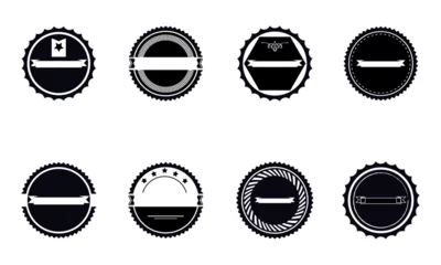 Foto op Canvas Set of badges Element design collection for label and logo. Badge © MSTSHIRIN